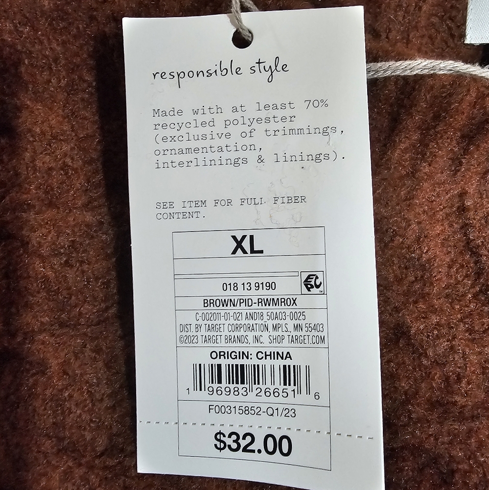 a new day Brown Cable Knit Sweater - Picture 5 of 7